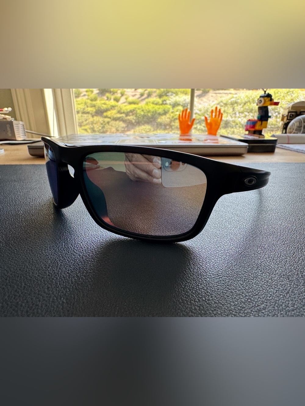 Authentic Oakley Sliver Stealth sunglasses in Matte Black with Prizm Deep Water